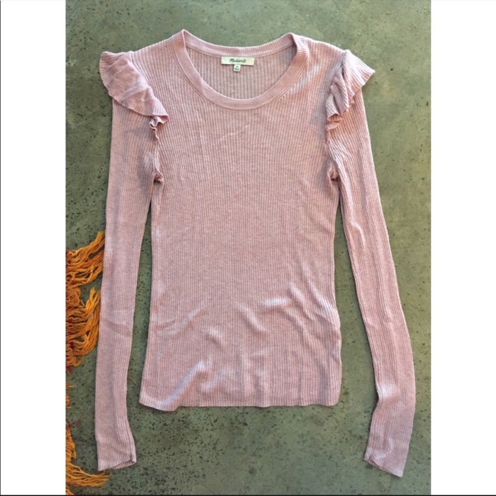 Madewell pink dusty rose light weight top